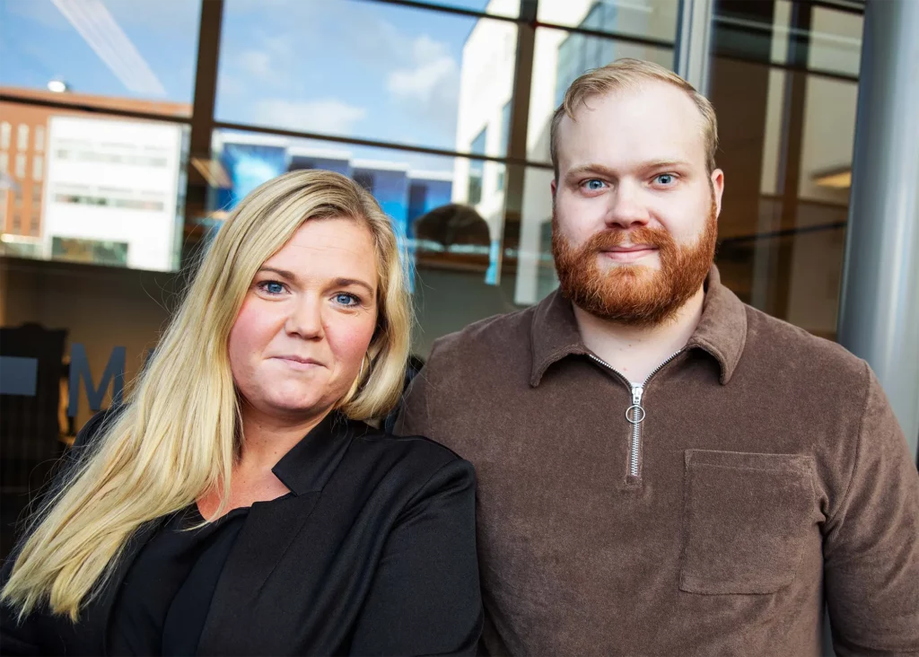 portrett av therese bengtsson og petter ahlquist